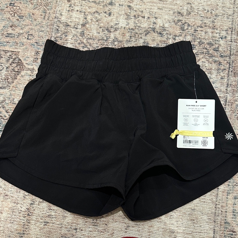 Girls Athleta Black Athletic Shorts